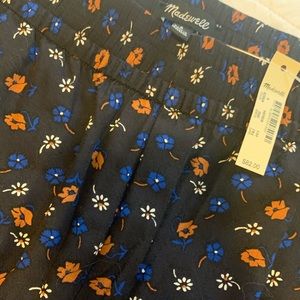 Brand new Madwell pants. Never worn. Floral print